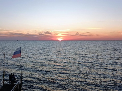 Закат на Чёрном море
