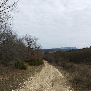 Дорога от Залесного (и Ходжа-Сала) до Эски-Кермен