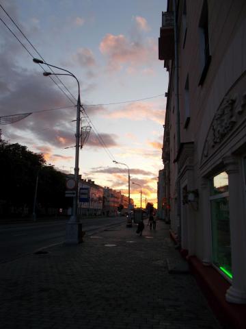 Вечерний проспект Ленина