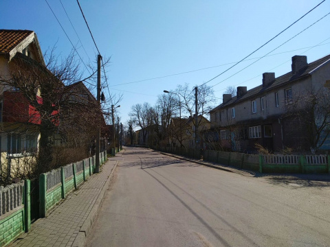 Центральная улица посёлка Рыбачий (ул. Победы)