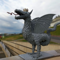 Дракон Зилант у Казанского кремля