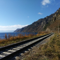 Кругобайкальская железная дорога во всей красе
