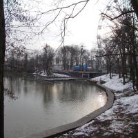 Верхний пруд у парка "Юность"