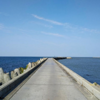 Качество дороги на моле завидное