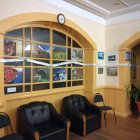 На первом этаже вокзала На первом этаже вокзала