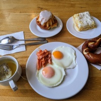 Скромный завтрак в кафе «Столовка» за 214 рублей