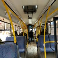 Крымский троллейбус изнутри Крымский троллейбус изнутри