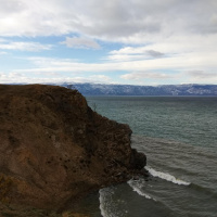Месяц в скале