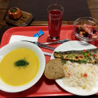 Обед ценой в 230 рублей