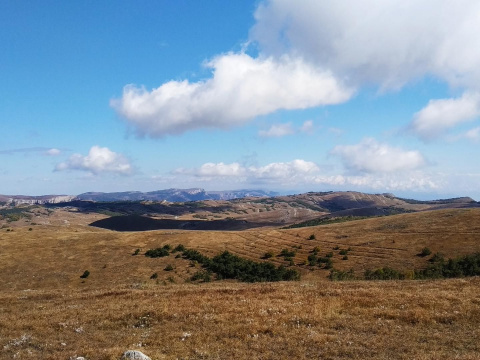 Северная панорама с самой высокой точки массива