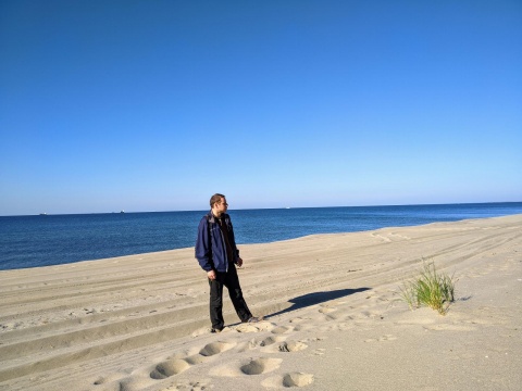 Балтийская коса, Балтийское море, песок тоже балтийский