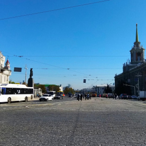 Площадь 1905 года, центральная в Екатеринбурге